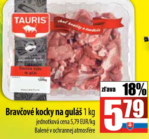 Tauris Bravčové kocky na guláš