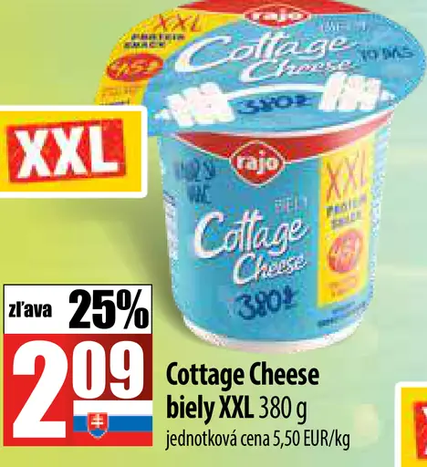 Cottage Cheese biely