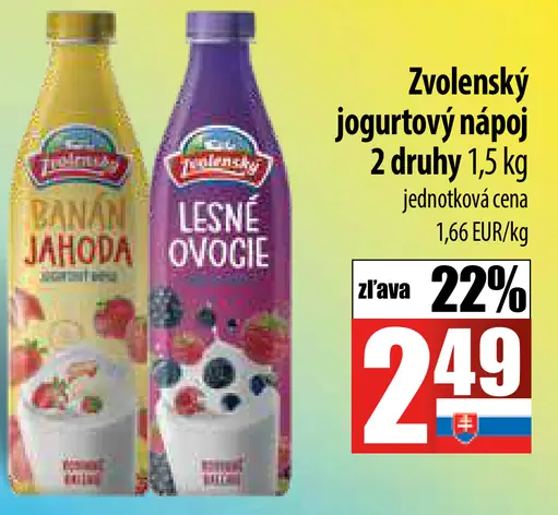 Zvolenský Jogurtový nápoj