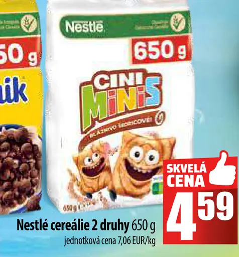 Nestlé cereálie