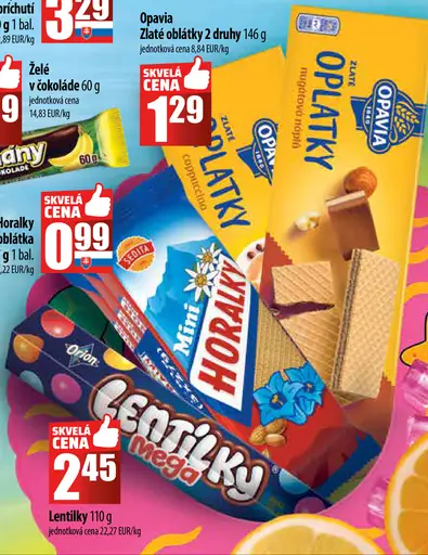 Opavia Zlate oblátky