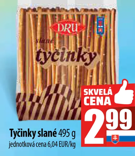 DRU tyčinky slané