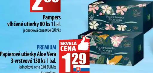 Pampers vlhčené utierky