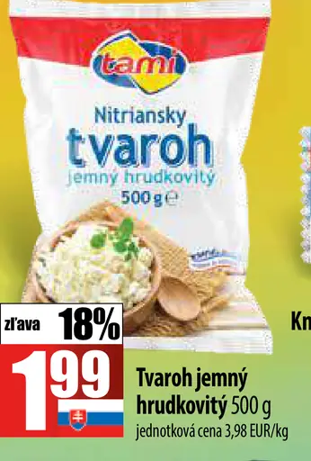Nitriansky Tvaroh jemný hrudkovitý