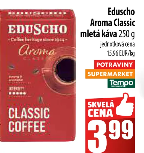 Eduscho Aroma Classic pražená mletá káva