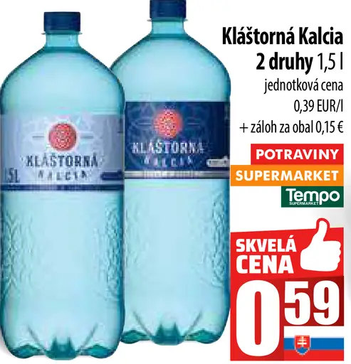 Kláštorná Kalcia voda