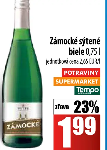 Zámocké šumivé biele