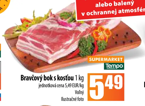 Tauris Bravčový bok s kosťou