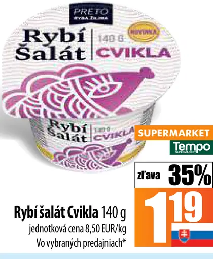 Ryba Rybí šalát Cvikla
