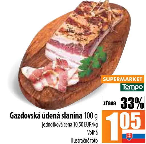 Gazdovská údená slanina