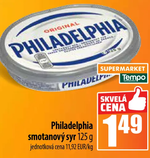 Philadelphia smotanový syr