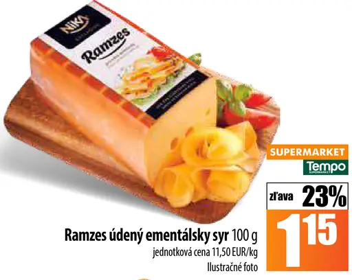 Ramzes údený ementálsky syr
