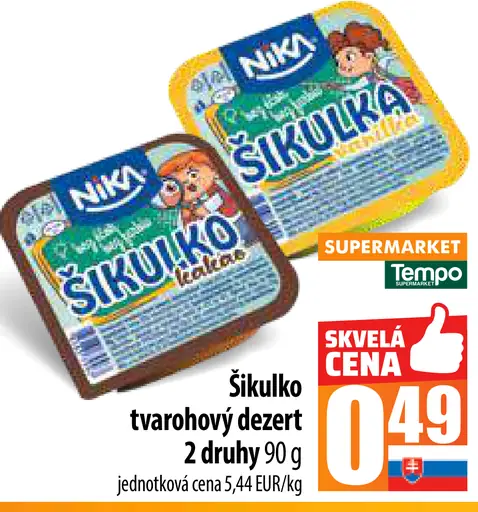 NIKA Šikulk0 tvarohový dezert