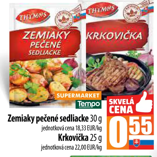 Thyms Zemiaky pečené sedliacke - krkovička