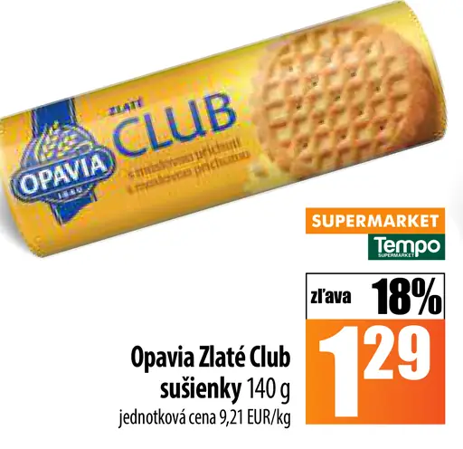 Opavia Zlaté Club sušienky