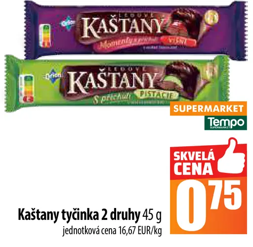 Kaštany tyčinka