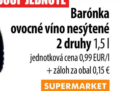 Barónka ovocné víno