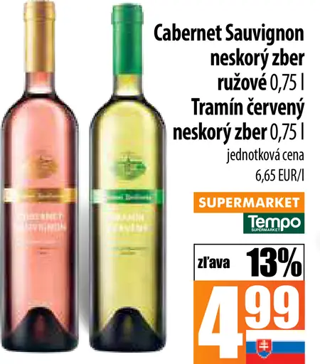 Cabernet Sauvignon neskorý zber ružové
