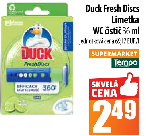 Duck Fresh Discs WC čistič