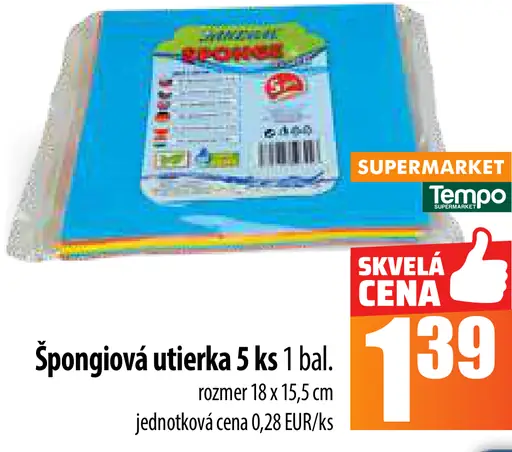 Špongiová utierka
