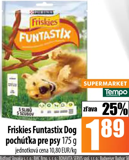 Friskies Funtastix Dog pochúťka