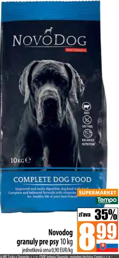 Novodog granuly pre psy