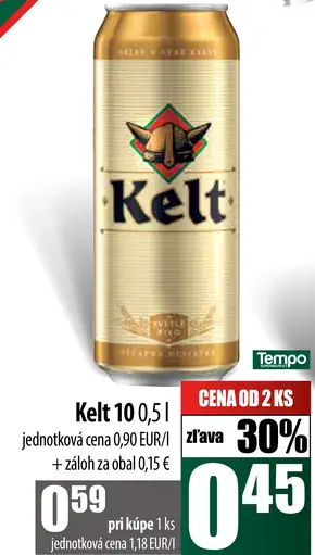 Kelt plechovka