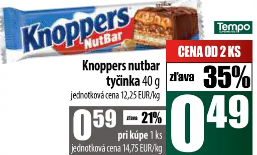 Knoppers NutBar tyčinka
