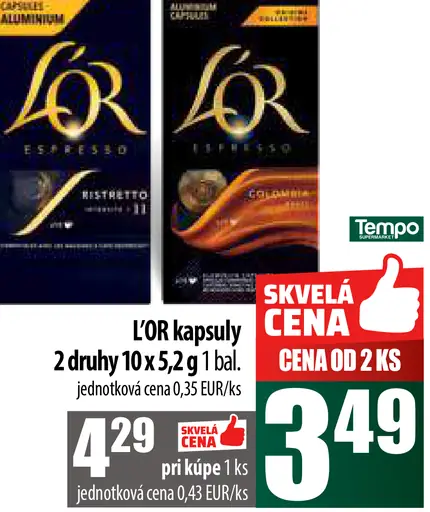 L'OR Kapsuly