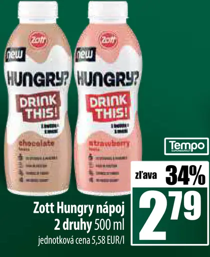 Zott Hungry? Drink This!