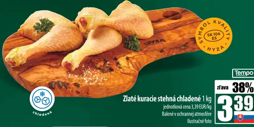 Zlaté kuracie stehná chladené