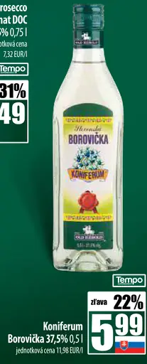 Koniferum Borovička 37,5%