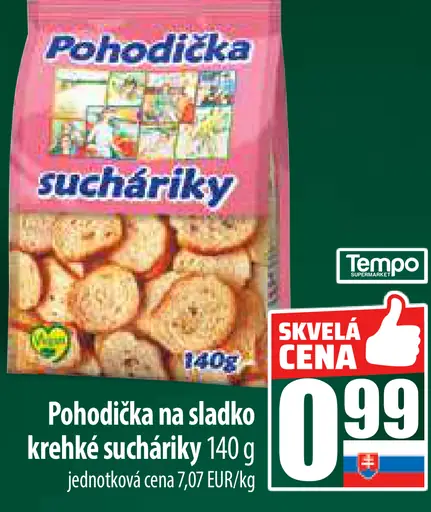 Pohodička krehké sucháriky