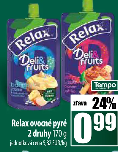 Relax ovocné pyré