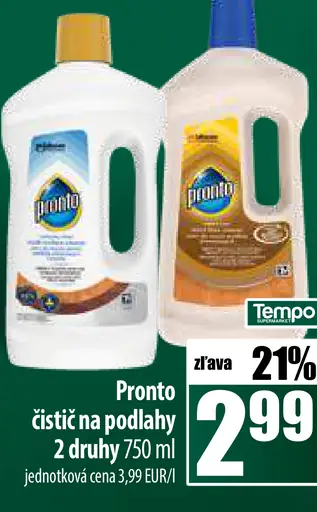 Pronto čistič na podlahy