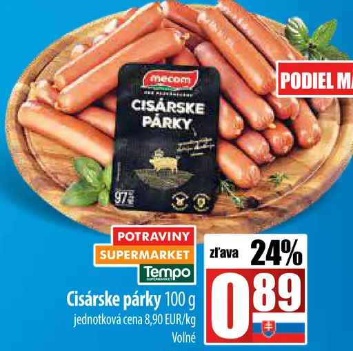 Mecom Cisárske párky