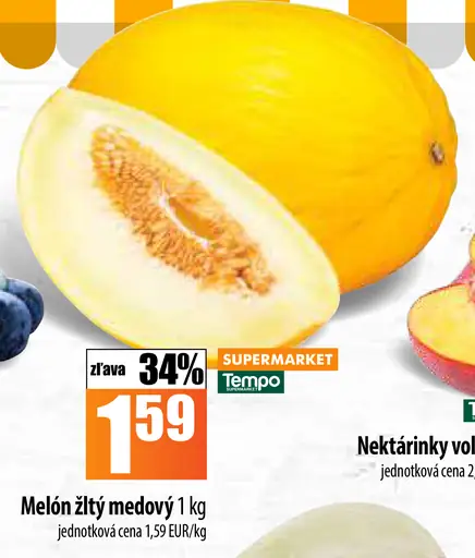 Melón žltý medový