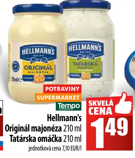Majonéza Tatárska omáčka