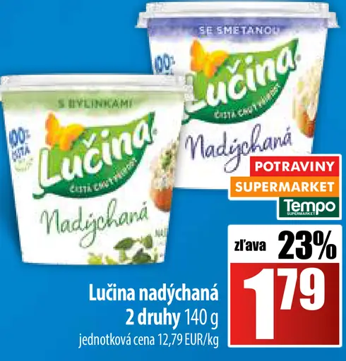 Lučina nadýchaná 2 druhy