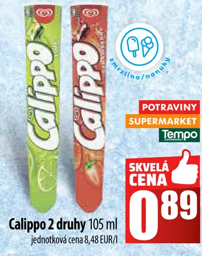 Calippo 2 druhy