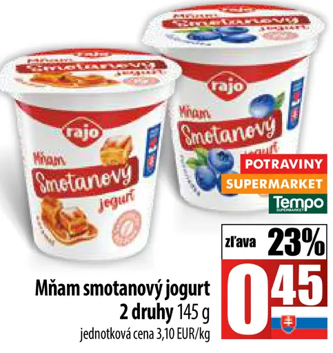 Mňam smotanový jogurt