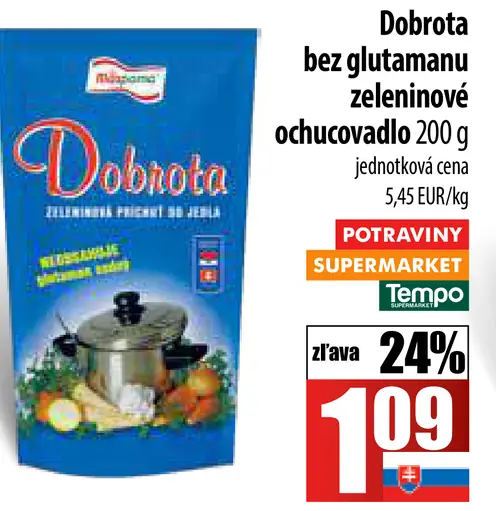 Dobrota bez glutamanu zeleninové ochucovadlo