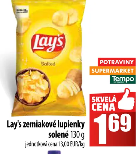 Lay's zemiakové solené lupienky