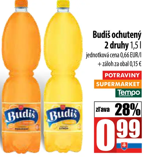 Budiš ochutený nápoj