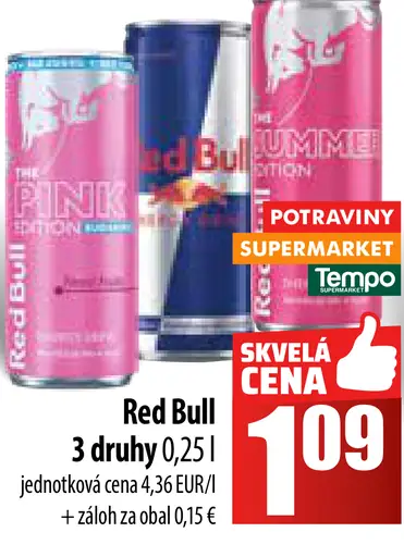 Red Bull plechovka