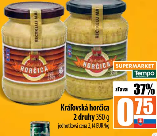 Kráľovská horčica 2 druhy