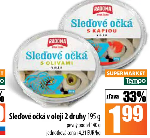 Arodom Sliedové očká v oleji s kaparom sliedové očká v oleji s olivami