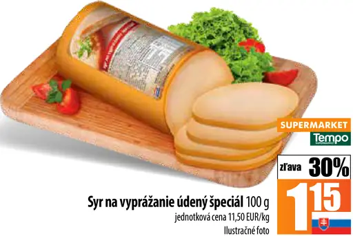 Tempo Syr na vyprážanie údený špeciál