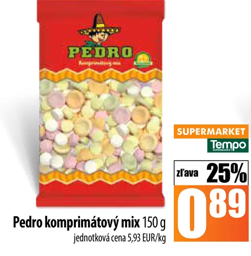 Pedro komprimátový mix