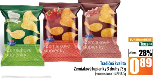 Tradičná kvalita Zemiakové lupienky